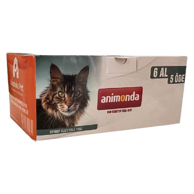 Animonda Vom Feinsten Kuzu Etli Yaşlı Kedi Konservesi 100gr (6 AL 5 ÖDE)