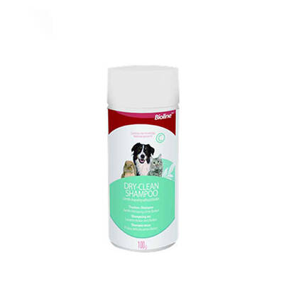 Bioline Kedi ve Köpek İçin Kuru Toz Şampuan 100 G