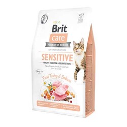 Brit Care Hipoalerjenik Sensitive Hindi ve Somonlu Tahılsız Hassas Kedi Maması 7 Kg - Thumbnail
