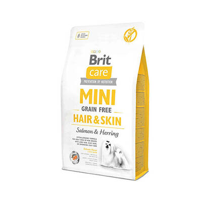 Brit Care Mini Hair Skin Somonlu Tahılsız Küçük Irk Köpek Maması 2 Kg