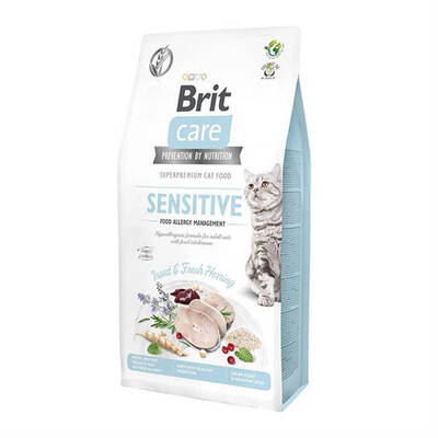 Brit Care Sensitive Hypo-Allergenic Larva Proteinl Tahılsız Yetişkin Kedi Maması 7kg
