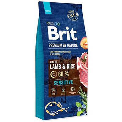 Brit Premium By Nature Sensitive Kuzu Etli Yetişkin Köpek Maması 8 Kg