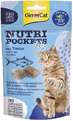 GimCat Nutri Pockets Ton Balıklı Kedi Ödül Maması 60 Gr