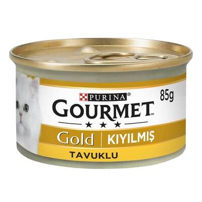 Gourmet Gold Kıyılmış Tavuklu 85 gr Yetişkin KediKonservesi