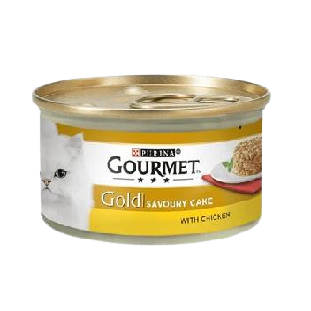 Gourmet Gold Savoury Cake Parça Etli Tavuklu Yetişkin Kedi Konservesi 85 Gr