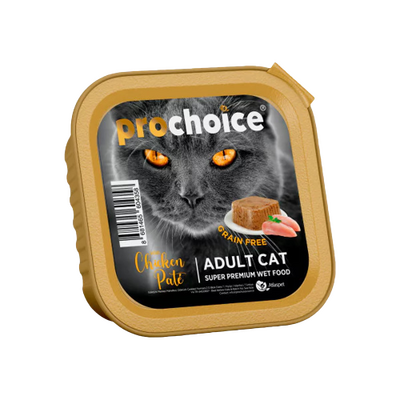 Pro Choice Tahılsız Tavuklu Yetişkin Kedi Püresi 100 Gr