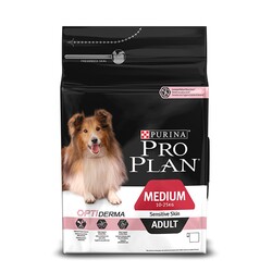 Pro Plan Adult Sensitive Somonlu ve Pirinçli Yetişkin Kuru Köpek Maması 3 kg - Thumbnail