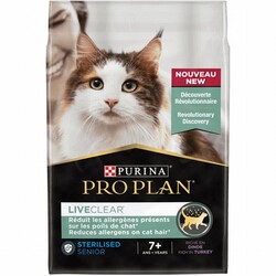Pro Plan Liveclear Kısırlaştırılmış Yaşlı Kedi Maması Hindili 1,4 Kg - Thumbnail