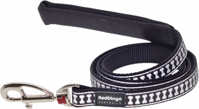 Red Dingo Reflektörlü Kemik Desenli Siyah Uzatma 25mm