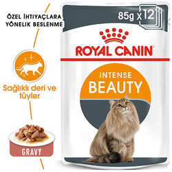 Royal Canin İntense Beauty Gravy Pouch Kedi Maması 85 Gr - Thumbnail