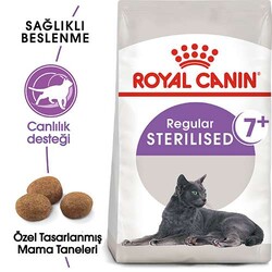 Royal Canin Sterilised 7+ Kısırlaştırılmış Kedi Maması 1,5 Kg - Thumbnail