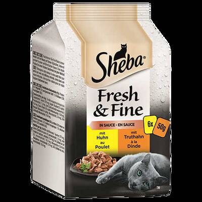 Sheba Fresh&Fıne Kümes Hayvanları Seçkisi 6x50 Gr