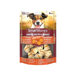 SmartBones Tavuk ve Tatlı Patatesli Mini Düğüm Kemik Köpek Ödülü 128 Gr - Thumbnail