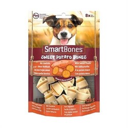 SmartBones Tavuk ve Tatlı Patatesli Mini Düğüm Kemik Köpek Ödülü 128 Gr - Thumbnail