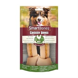 SmartBones Tavuklu Düğüm Kemik Medium Köpek Ödülü2'Li 13 Cm - Thumbnail