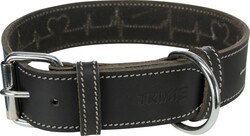 Trixie Köpek Boyun Tasması Kalın Deri L:47-55cm40mm Siyah - Thumbnail