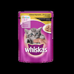 Whiskas Pouch Sos İçinde Kümes Hayvanlı Yavru Kedi Konservesi 85gr - Thumbnail